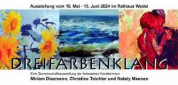 Ausstellung Vernissage DreiFarbenKlang