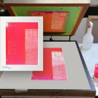 Artist Talk mit live  - Print Session Serigraphie -