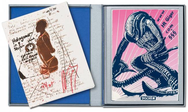 H.R. Giger signierter Druck Untitled