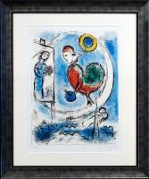 Marc Chagall - Le Coq sur Paris