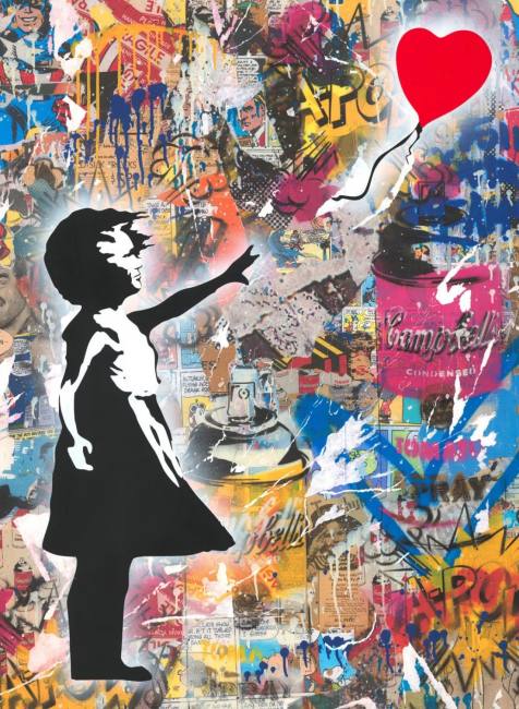 Mr. Brainwash Balloon Girl