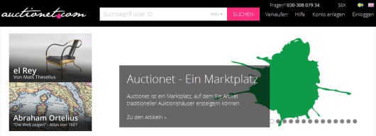 Online Kunstauktionen - Auctionet in Deutschland gestartet