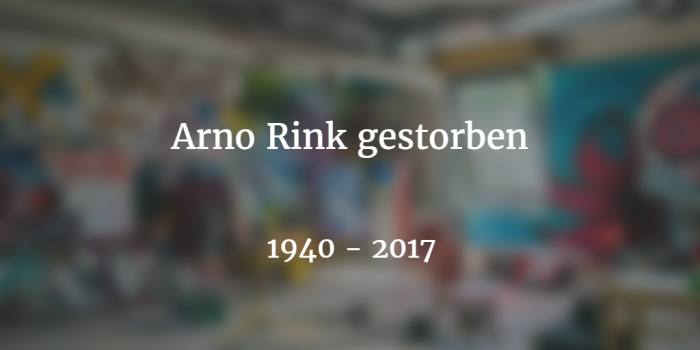 Maler Arno Rink im Alter von 76 Jahren gestorben