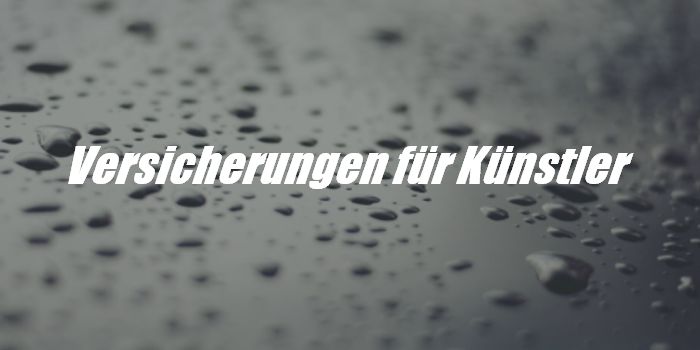 Versicherungen fr Knstler
