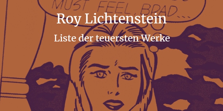 Roy Lichtenstein Bild erzielt neuen Rekordpreis