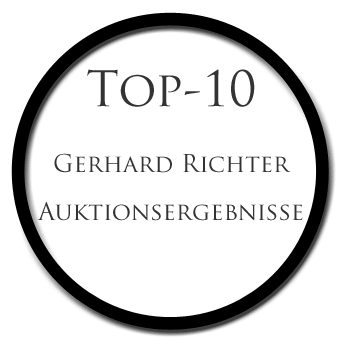 Infografik - Top-10 der teuersten Gerhard Richter Bilder