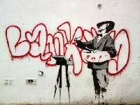 Original Banksy Hauswand bei ebay versteigert