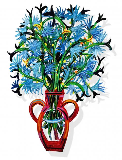 David Gersten Barcelona Bouquet 3-D Wandskulptur